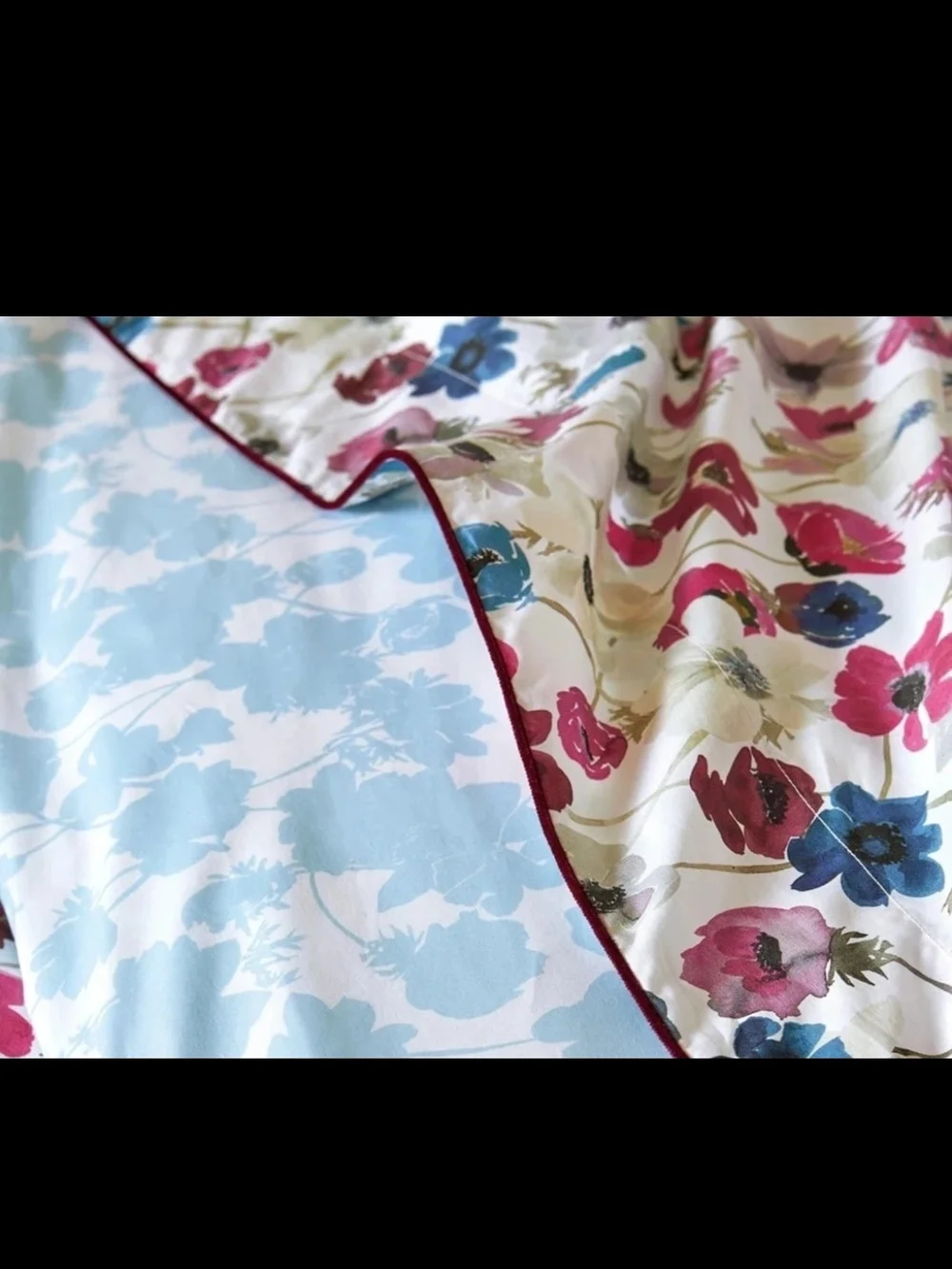 Anne de Solene Prairie Duvet Cover In Sz King - Colorful Floral - NEW!